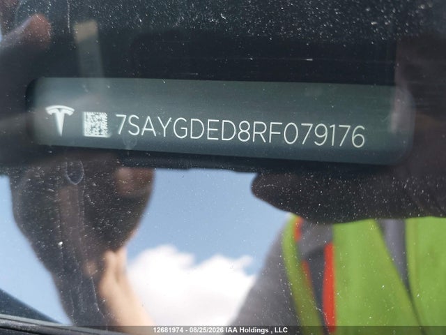 Продажа на аукционе авто 2024 Tesla Model Y Long Range/rwd, vin: 7SAYGDED8RF079176, номер лота: 12681974