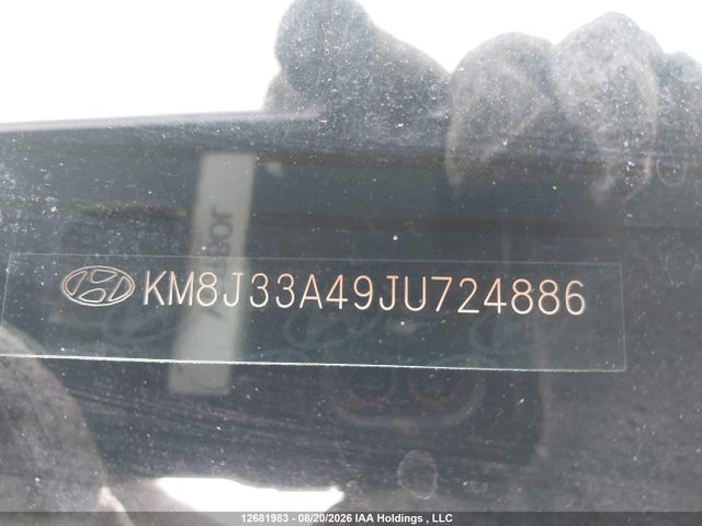 KM8J33A49JU724886 Hyundai Tucson Limited/sport And Eco/se