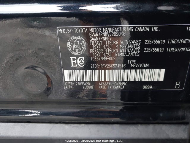 Toyota Rav4 Xle 2025 2T3R1RFV2SC574546 Image 9