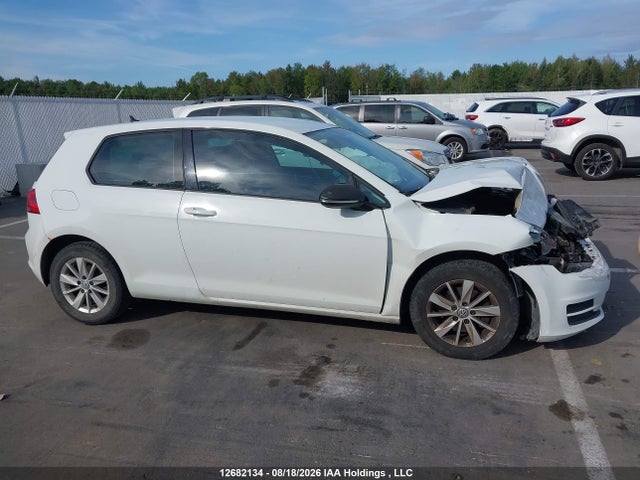 12682134 :رقم المزاد ، 3VW817AU0HM031880 vin ، 2017 Volkswagen Golf Trendline مزاد بيع