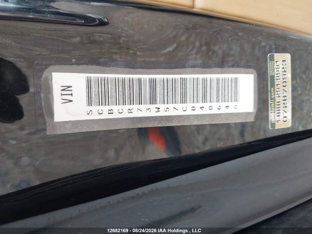 12682169 :رقم المزاد ، SCBCR73W57C040646 vin ، 2007 Bentley Continental Gt Gt مزاد بيع