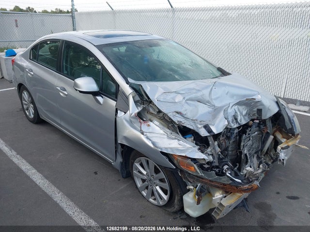 12682199 :رقم المزاد ، 2HGFB2F90CH023477 vin ، 2012 Honda Civic Exl مزاد بيع
