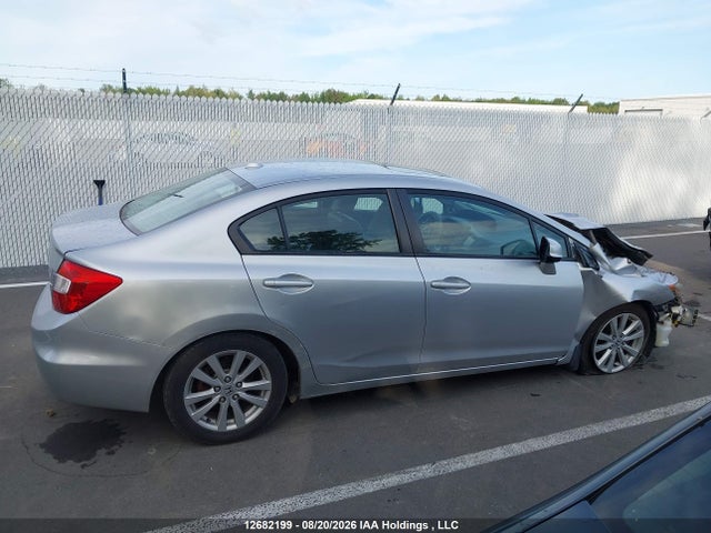 12682199 :رقم المزاد ، 2HGFB2F90CH023477 vin ، 2012 Honda Civic Exl مزاد بيع