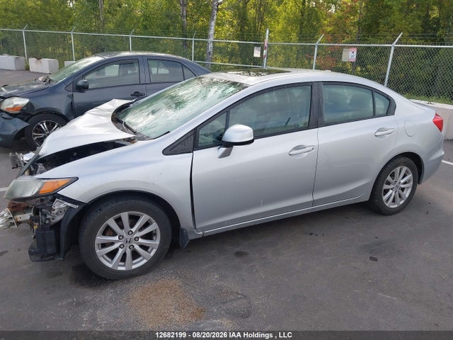 12682199 :رقم المزاد ، 2HGFB2F90CH023477 vin ، 2012 Honda Civic Exl مزاد بيع