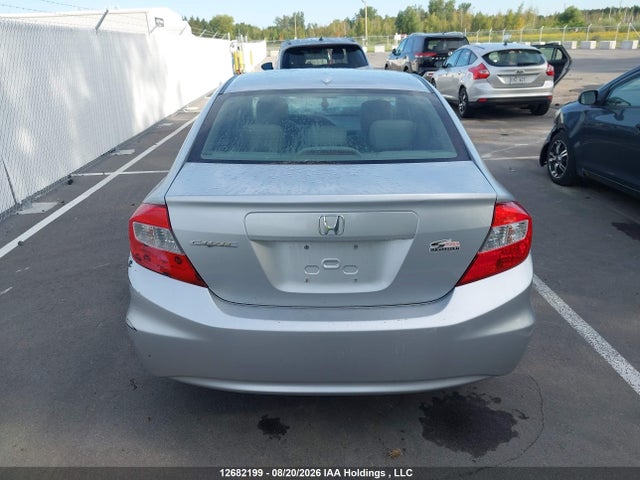 12682199 :رقم المزاد ، 2HGFB2F90CH023477 vin ، 2012 Honda Civic Exl مزاد بيع
