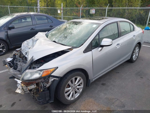12682199 :رقم المزاد ، 2HGFB2F90CH023477 vin ، 2012 Honda Civic Exl مزاد بيع
