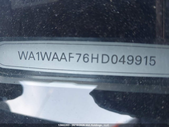 Audi Q7 Technik S-line 2017 WA1WAAF76HD049915 Image 9