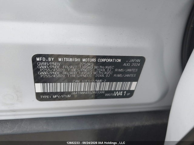 Mitsubishi OUTLANDER PHEV 2025 JA4T5WA93SZ603306 Image 18