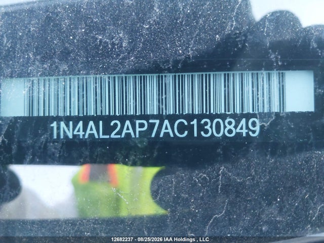 2010 Nissan Altima 2.5 S მანქანა იყიდება აუქციონზე, vin: 1N4AL2AP7AC130849, აუქციონის ნომერი: 12682237