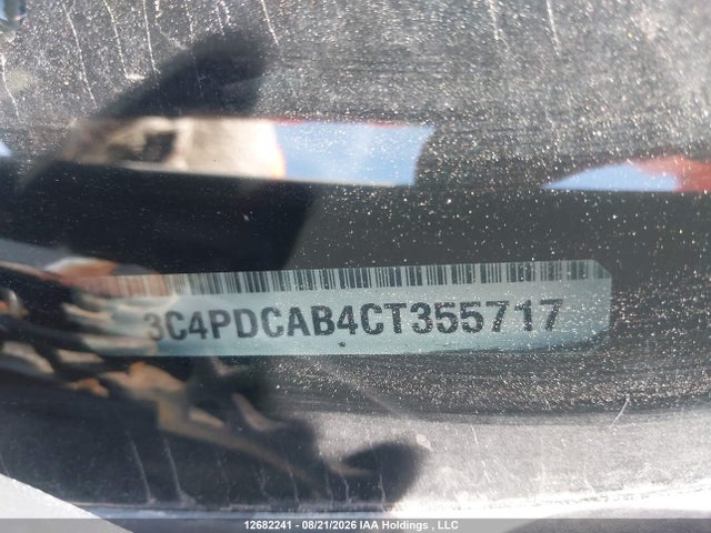 Aukcja sprzedaży 2012 Dodge Journey, vin: 3C4PDCAB4CT355717, numer aukcji: 12682241