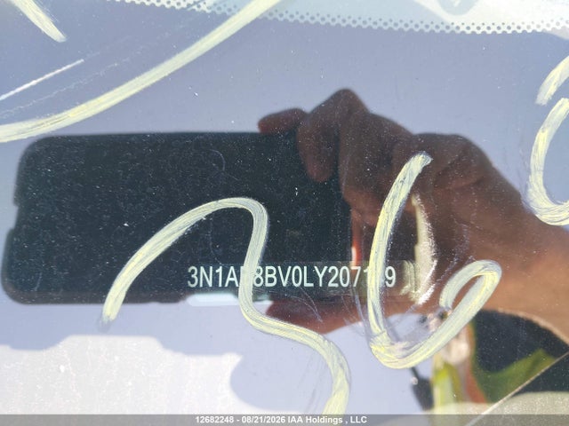Продажа на аукционе авто 2020 Nissan Sentra S/s Plus, vin: 3N1AB8BV0LY207149, номер лота: 12682248