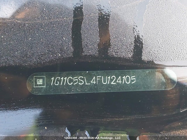 1G11C5SL4FU124105 Chevrolet MALIBU 1LT