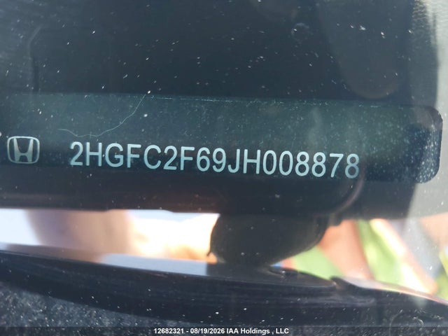 Продажа на аукционе авто 2018 Honda Civic Se, vin: 2HGFC2F69JH008878, номер лота: 12682321
