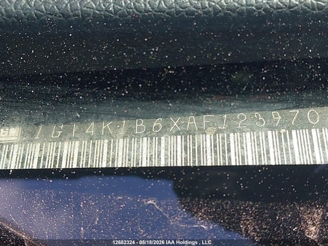 12682324 :رقم المزاد ، 1GT4K1B6XAF123970 vin ، 2010 Gmc Sierra K2500 Slt مزاد بيع