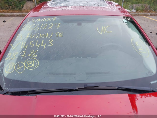 Продажа на аукционе авто 2013 Ford Fusion Se, vin: 3FA6P0HR5DR145443, номер лота: 12661227