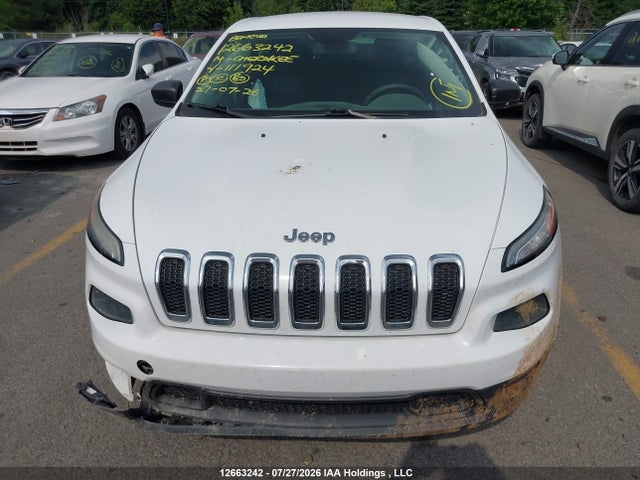 Продажа на аукционе авто 2014 Jeep Cherokee Sport, vin: 1C4PJMAS1EW111924, номер лота: 12663242