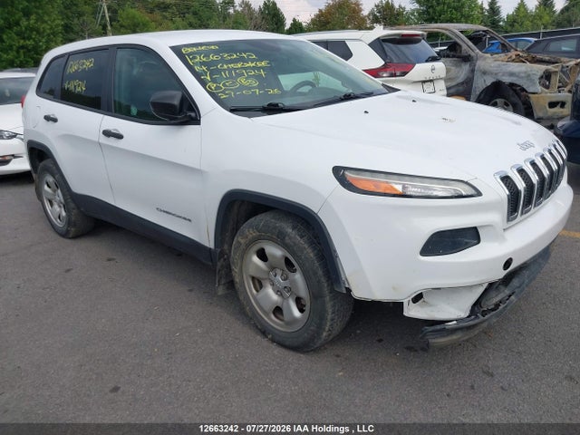 Продажа на аукционе авто 2014 Jeep Cherokee Sport, vin: 1C4PJMAS1EW111924, номер лота: 12663242