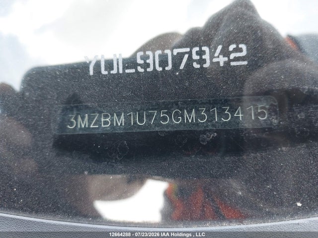 Aukcja sprzedaży 2016 Mazda Mazda3 G/gx, vin: 3MZBM1U75GM313415, numer aukcji: 12664288