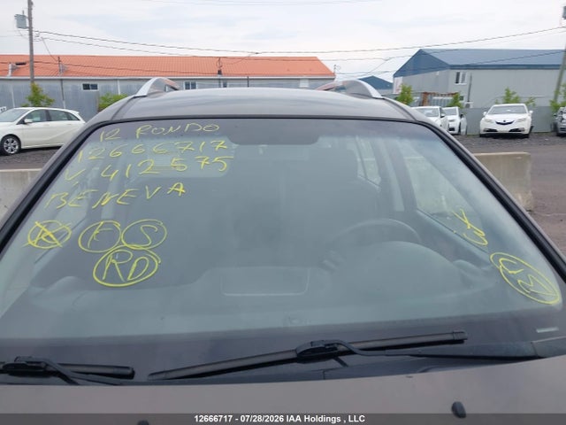 2012 Kia Rondo Ex/ex-premium მანქანა იყიდება აუქციონზე, vin: KNAHH8A86C7412575, აუქციონის ნომერი: 12666717
