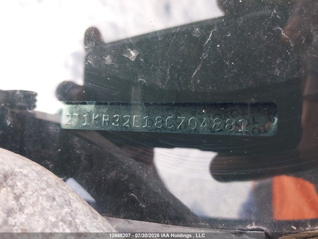 Aukcja sprzedaży 2008 Toyota Matrix Xr, vin: 2T1KR32E18C704881, numer aukcji: 12668207