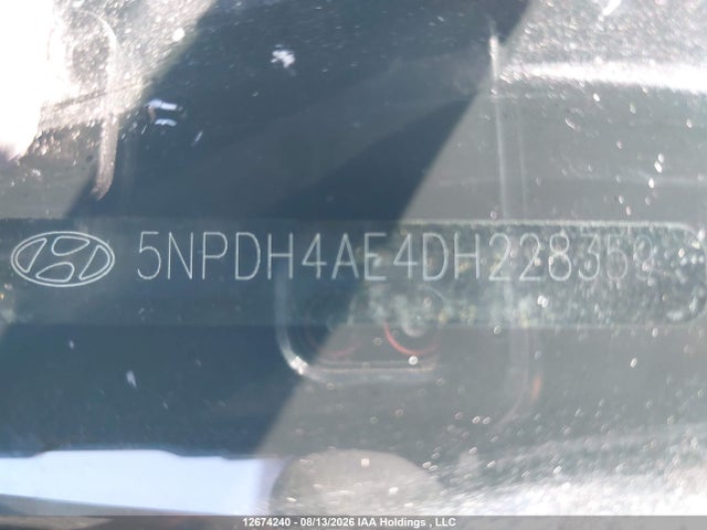 2013 Hyundai Elantra Gl მანქანა იყიდება აუქციონზე, vin: 5NPDH4AE4DH228359, აუქციონის ნომერი: 12674240