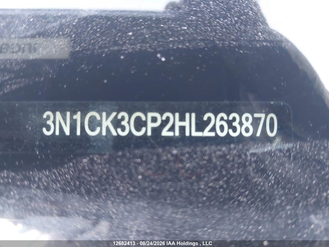 12682413 :رقم المزاد ، 3N1CK3CP2HL263870 vin ، 2017 Nissan Micra S/sr/sv مزاد بيع