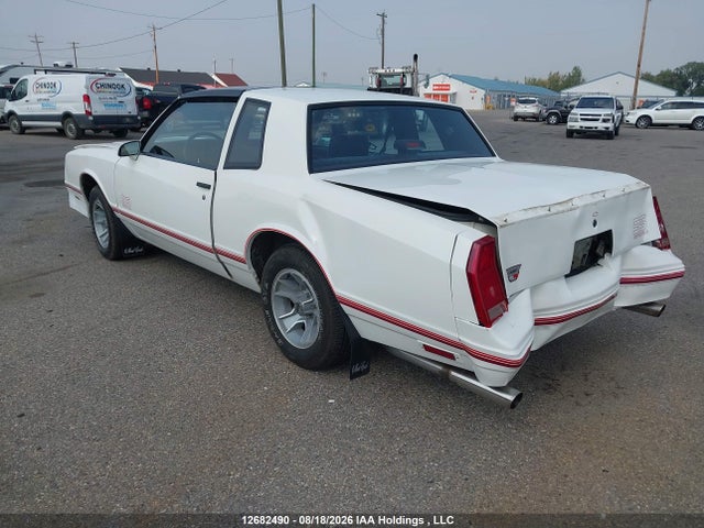 Aukcja sprzedaży 1987 Chevrolet Monte Carlo, vin: 1G1GZ11G9HP115245, numer aukcji: 12682490