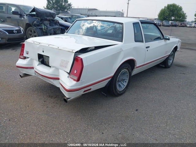 Aukcja sprzedaży 1987 Chevrolet Monte Carlo, vin: 1G1GZ11G9HP115245, numer aukcji: 12682490
