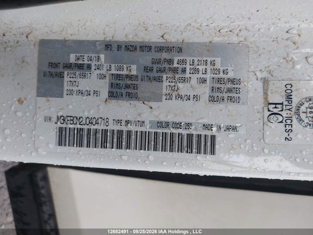 Mazda Cx-5 Gs 2018 JM3KFBCM2J0404718 Image 19