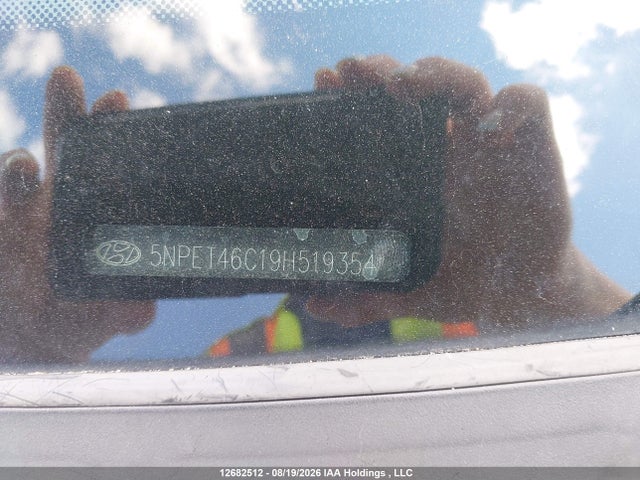 Продаж на аукціоні авто 2009 Hyundai Sonata Gls, vin: 5NPET46C19H519354, номер лоту: 12682512
