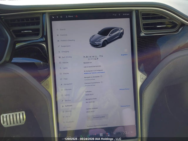 2019 Tesla Model S 100d/75d/long Range/p100d/standard Range მანქანა იყიდება აუქციონზე, vin: 5YJSA1E21KF302150, აუქციონის ნომერი: 12682525