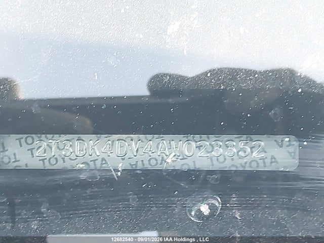 12682540 :رقم المزاد ، 2T3DK4DV4AW023352 vin ، 2010 Toyota Rav4 Limited V6 مزاد بيع
