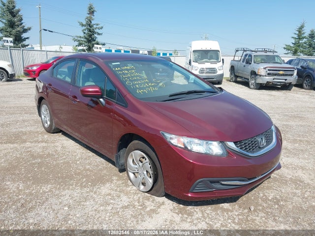 12682546 :رقم المزاد ، 2HGFB2F46FH002674 vin ، 2015 Honda Civic Lx مزاد بيع