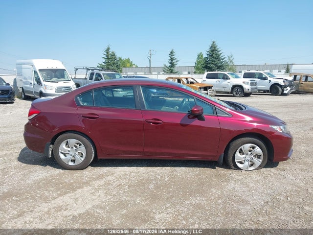 12682546 :رقم المزاد ، 2HGFB2F46FH002674 vin ، 2015 Honda Civic Lx مزاد بيع