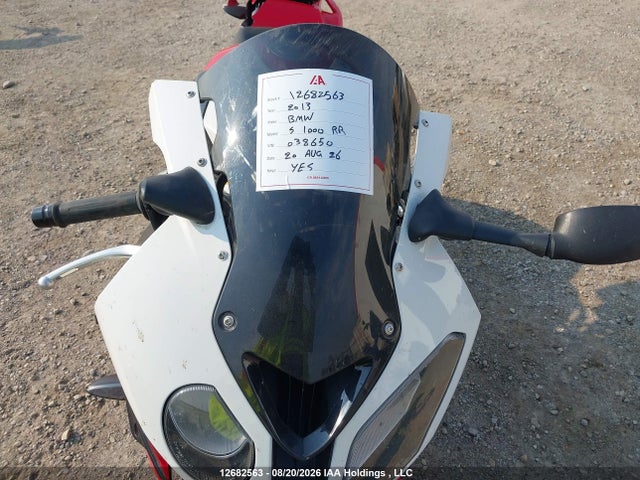 Aukcja sprzedaży 2013 Bmw S 1000 Rr, vin: WB105240XDZ038650, numer aukcji: 12682563