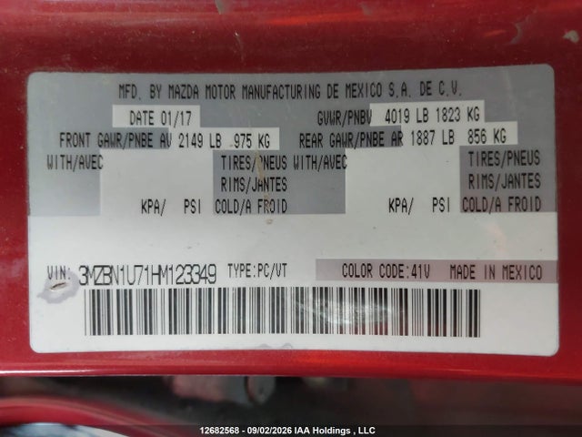 Mazda 3 SPORT 2017 3MZBN1U71HM123349 Image 19