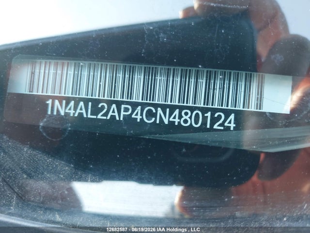 Продаж на аукціоні авто 2012 Nissan Altima S, vin: 1N4AL2AP4CN480124, номер лоту: 12682587