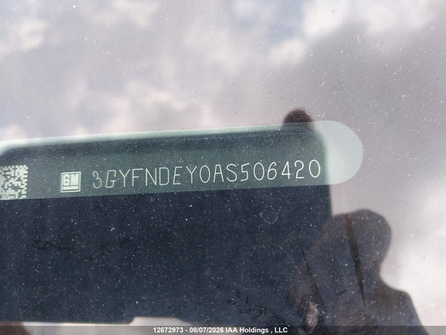12672973 :رقم المزاد ، 3GYFNDEY0AS506420 vin ، 2010 Cadillac Srx Luxury Collection مزاد بيع
