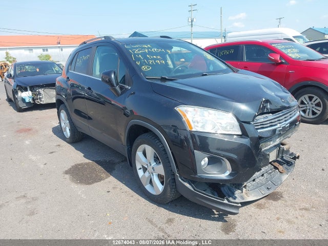 2014 Chevrolet Trax Ltz მანქანა იყიდება აუქციონზე, vin: 3GNCJSSB3EL121997, აუქციონის ნომერი: 12674043