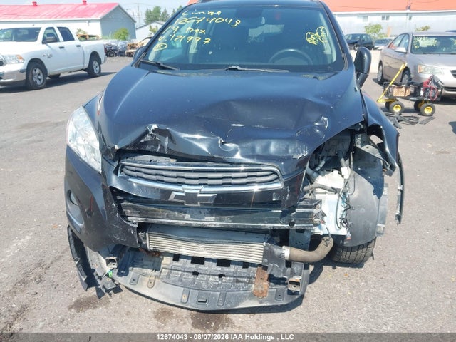 2014 Chevrolet Trax Ltz მანქანა იყიდება აუქციონზე, vin: 3GNCJSSB3EL121997, აუქციონის ნომერი: 12674043