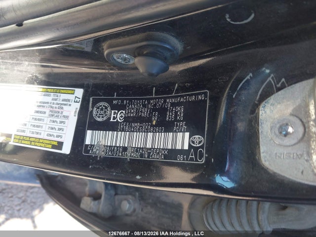 Aukcja sprzedaży 2009 Toyota Corolla Ce, vin: 2T1BU40E59C082603, numer aukcji: 12676667