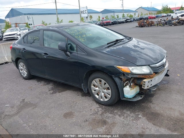 12677851 :رقم المزاد ، 2HGFB2E40CH050913 vin ، 2012 Honda Civic Lx مزاد بيع