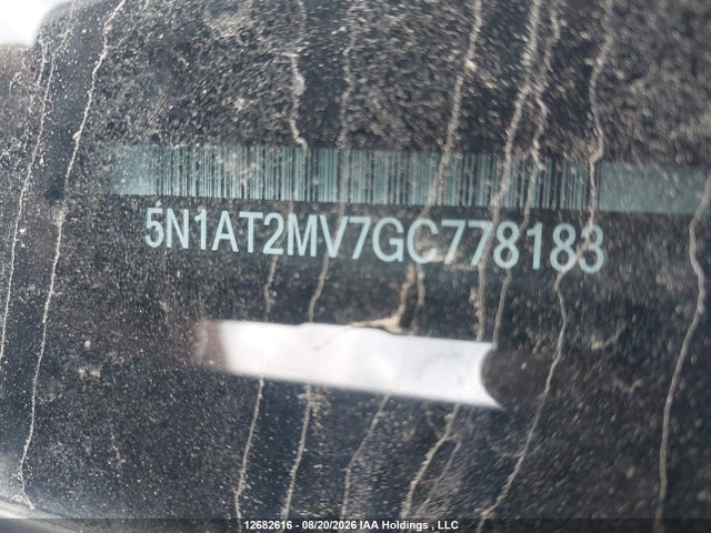 5N1AT2MV7GC778183 Nissan Rogue S/sl/sv