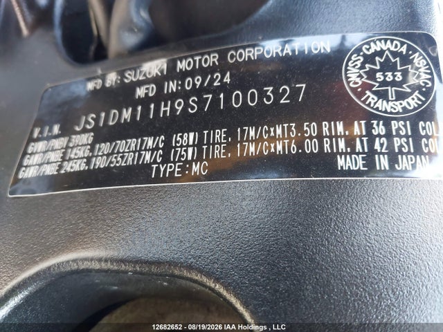 Suzuki Gsx-r1000 R 2025 JS1DM11H9S7100327 Image 10
