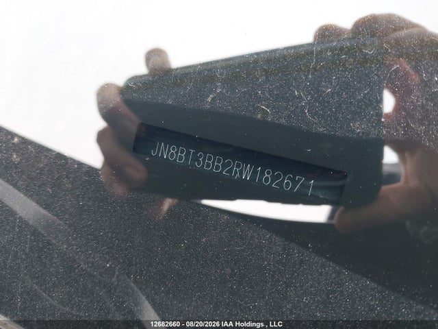 JN8BT3BB2RW182671 Nissan Rogue Sv Moonroof