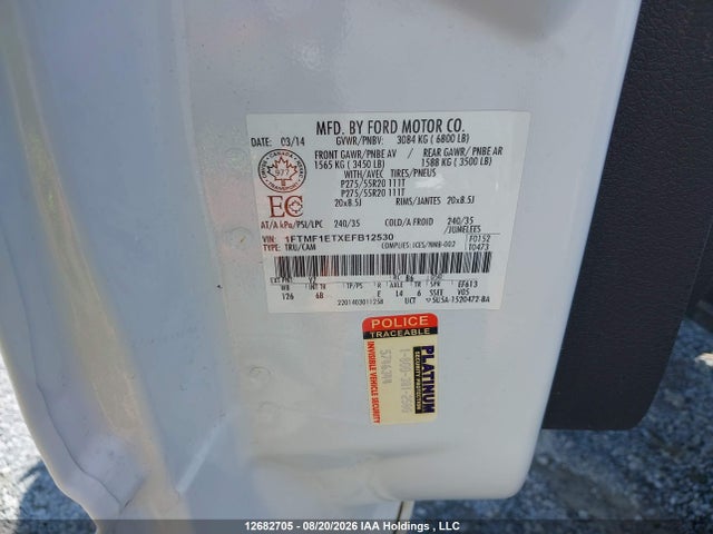 1FTMF1ETXEFB12530 Ford F-150 Fx4