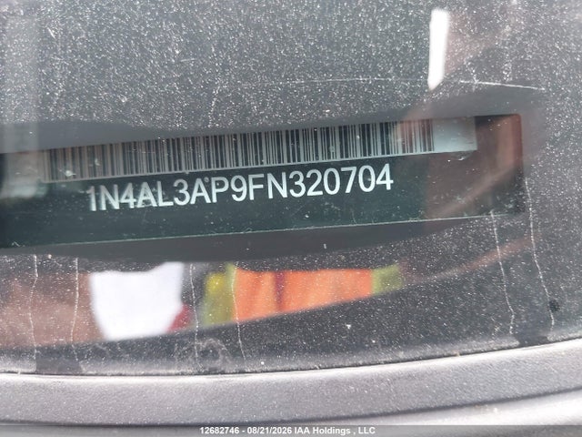 1N4AL3AP9FN320704 Nissan Altima 2.5/2.5 S/2.5 Sl/2.5 Sv
