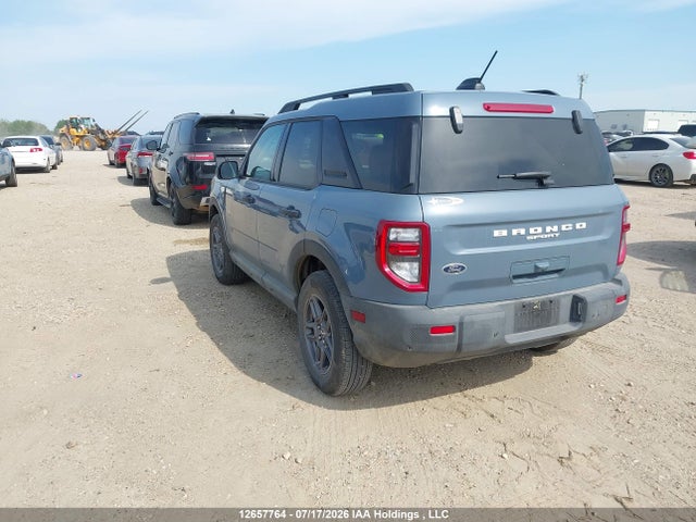 2025 Ford Bronco Sport Big Bend მანქანა იყიდება აუქციონზე, vin: 3FMCR9BN8SRF47533, აუქციონის ნომერი: 12657764