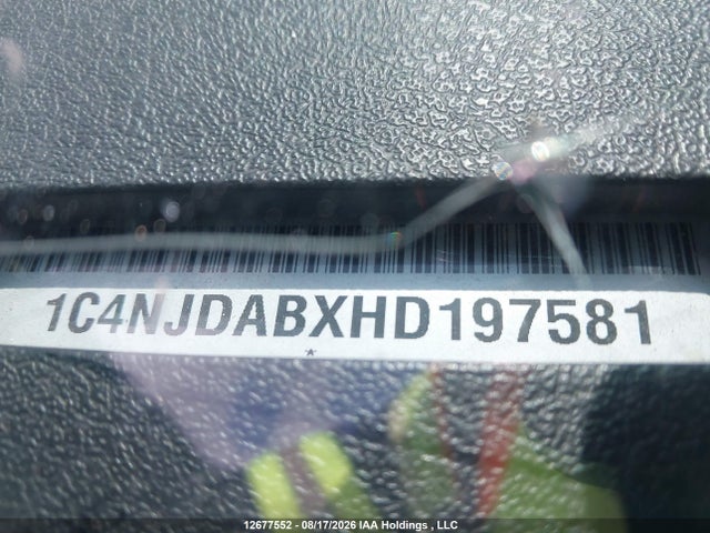 Aukcja sprzedaży 2017 Jeep Compass Sport/north, vin: 1C4NJDABXHD197581, numer aukcji: 12677552
