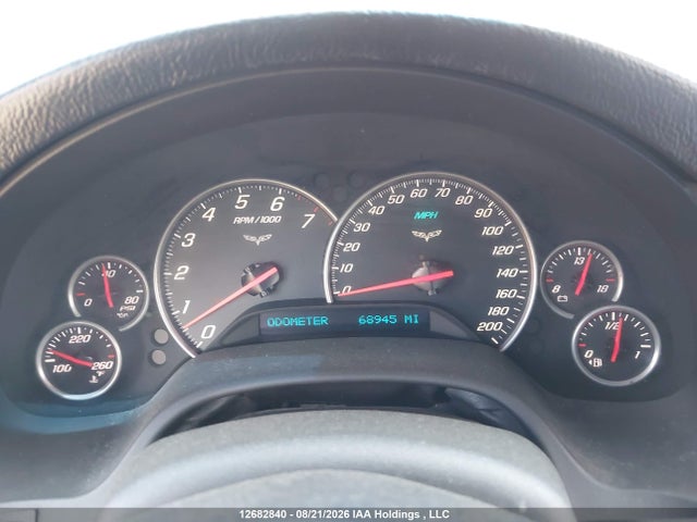 12682840 :رقم المزاد ، 1G1YY34UX55123897 vin ، 2005 Chevrolet Corvette مزاد بيع